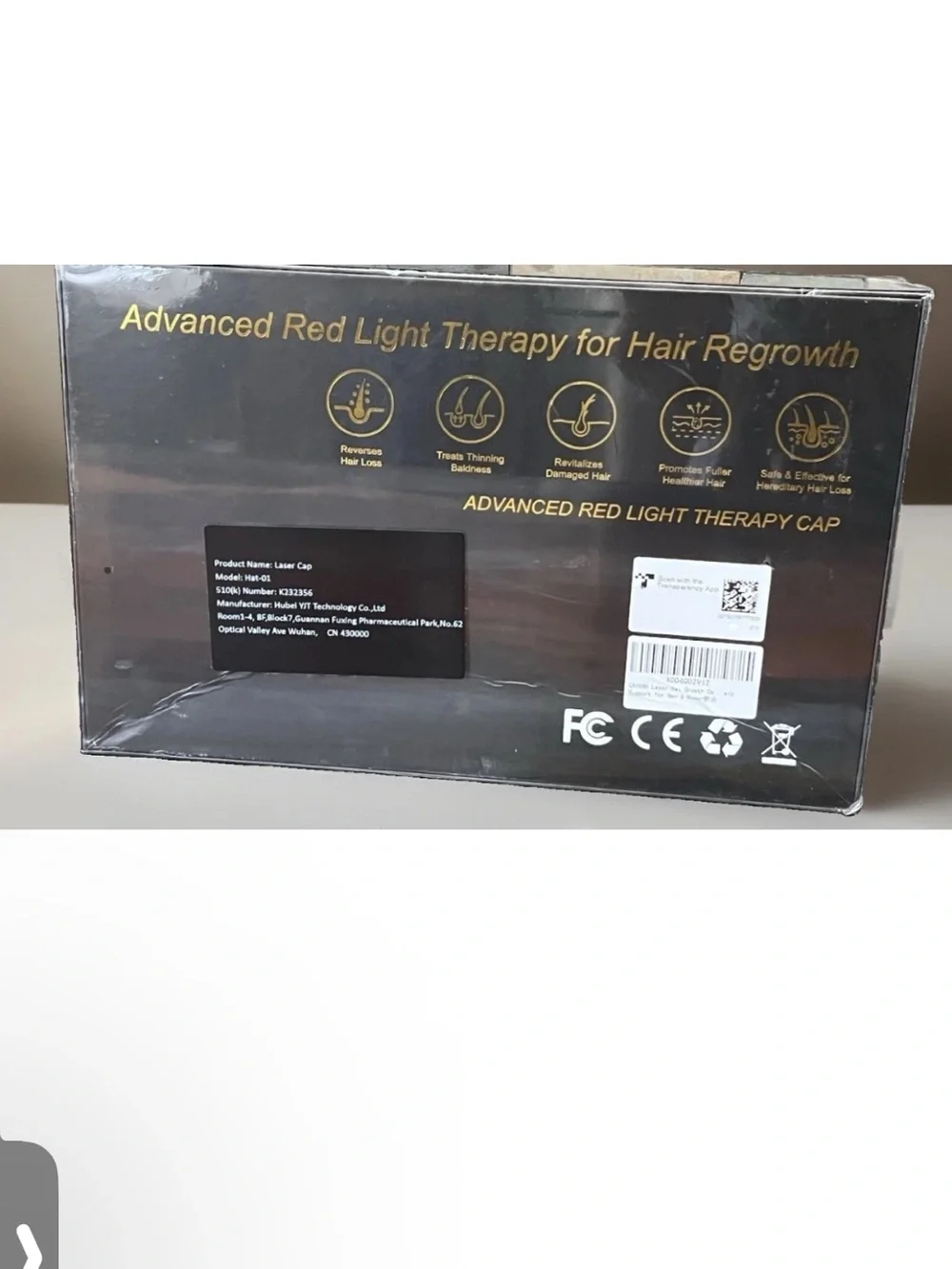 Red Light Therapy Hair Growth Cap Men & Women Infrared 528 LED Fuller Thicker